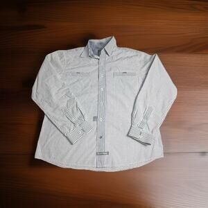 English laundry classic, white and blue button up men’s shirt Sz-M